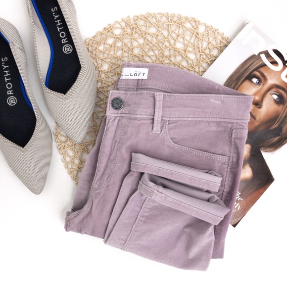 LOFT Pants - LOFT . Modern Skinny Lilac Cords